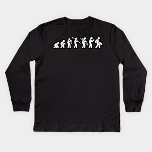 Medical Evolution of Man Kids Long Sleeve T-Shirt